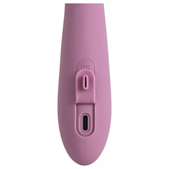 Svakom Trysta Neo - vibratore rabbit con sfere rotanti - silicone rosa