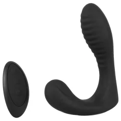 Intense - vibratore prostatico con telecomando (nero)