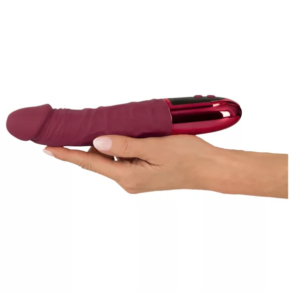 Beau Coeur Varelo - vibratore realistico in silicone ricaricabile (rosso)