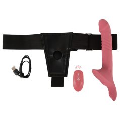 You2Toys - strap-on vibratore set - rosso