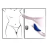 Smile - vibratore per mutandine extra sottile e indossabile con telecomando (blu)