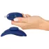Smile - vibratore per mutandine extra sottile e indossabile con telecomando (blu)