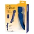 Smile - vibratore massaggiatore 2 in 1 con lingua (blu)