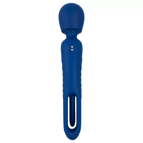 Smile - vibratore massaggiatore 2 in 1 con lingua (blu)