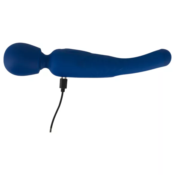 Smile - vibratore massaggiatore 2 in 1 con lingua (blu)