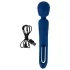 Smile - vibratore massaggiatore 2 in 1 con lingua (blu)