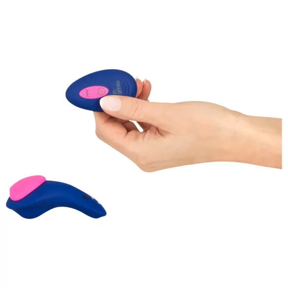 Smile RC Panty - vibratore per slip telecomandato - silicone blu