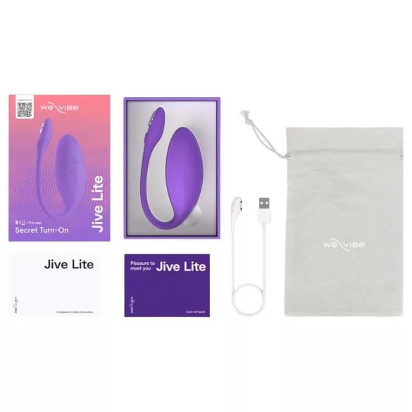 We-Vibe Jive Lite - Ovetto vibrante controllato tramite app (viola)