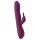 Javida - vibratore rabbit 3 in 1 con perle rotanti e spinta - silicone viola