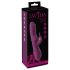 Javida - vibratore rabbit 3 in 1 con perle rotanti e spinta - silicone viola