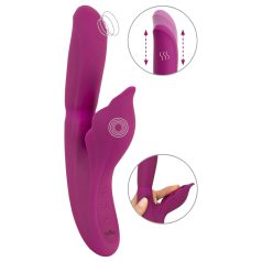   Javida - Vibratore 4 in 1 stimolatore punto G e clitoride - silicone viola