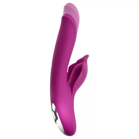 Javida - Vibratore 4 in 1 stimolatore punto G e clitoride - silicone viola