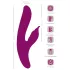 Javida - Vibratore 4 in 1 stimolatore punto G e clitoride - silicone viola