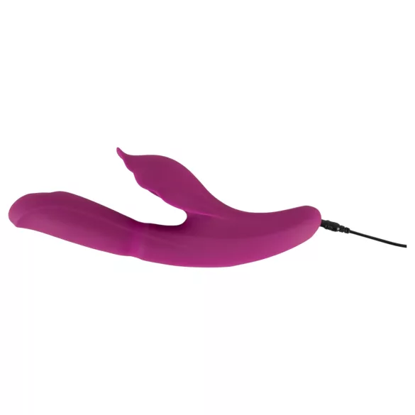 Javida - Vibratore 4 in 1 stimolatore punto G e clitoride - silicone viola