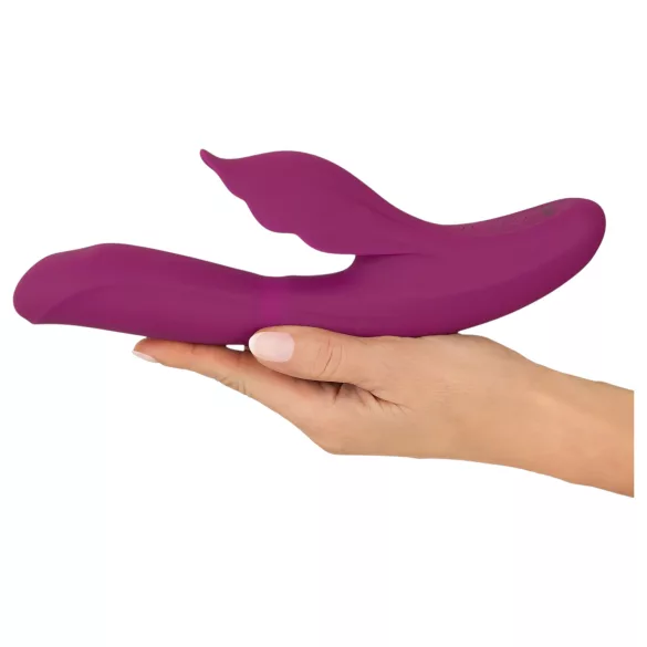 Javida - Vibratore 4 in 1 stimolatore punto G e clitoride - silicone viola