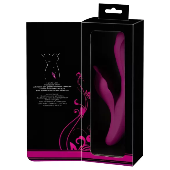Javida - Vibratore 4 in 1 stimolatore punto G e clitoride - silicone viola
