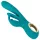 Smile - vibratore punto G e clitoride con movimento spinta - silicone verde