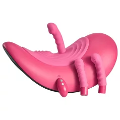   VibePad Rideon - altalena vibrante punto G e clitoride - silicone rosa