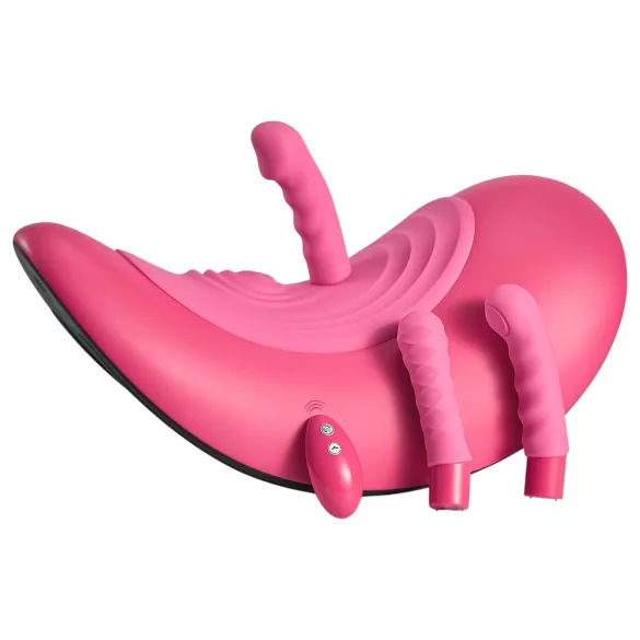 VibePad Rideon - altalena vibrante punto G e clitoride - silicone rosa