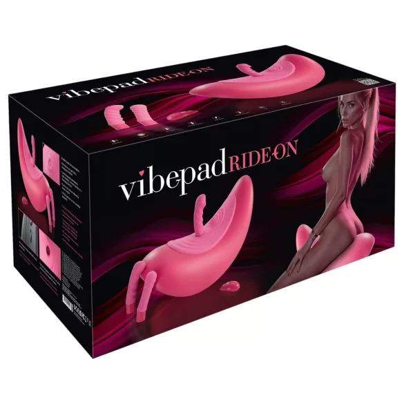 VibePad Rideon - altalena vibrante punto G e clitoride - silicone rosa