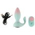 Beau Coeur Juvela - plug anale vibrante - silicone turchese