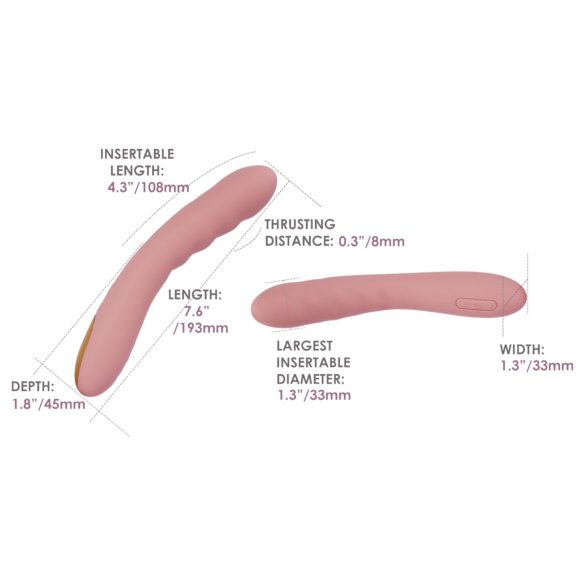 Svakom Ava Neo - smart vibratore spingente (rosa)