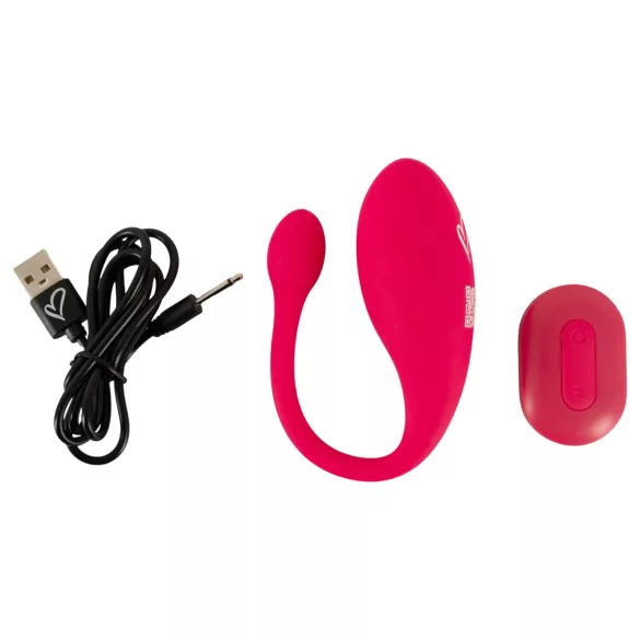Beau Coeur Koral - uovo vibrante con telecomando (rosa)