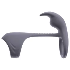   Beau Coeur Vylor - anello pene e testicoli con stimolatore clitoride - grigio