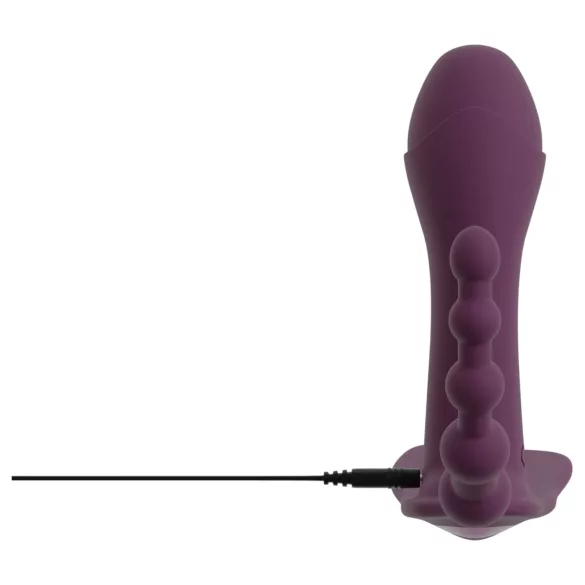 Beau Coeur Ariva - vibratore per slip 3 in 1 - silicone viola