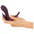 Beau Coeur Ariva - vibratore per slip 3 in 1 - silicone viola