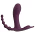 Beau Coeur Ariva - vibratore per slip 3 in 1 - silicone viola