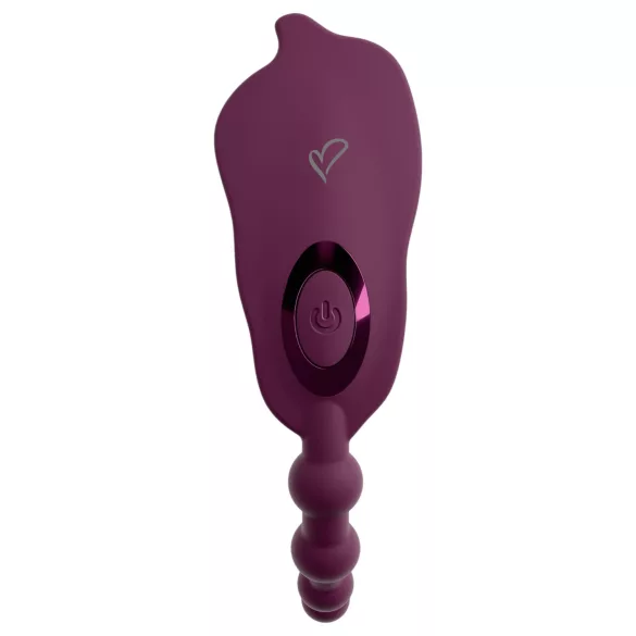Beau Coeur Ariva - vibratore per slip 3 in 1 - silicone viola