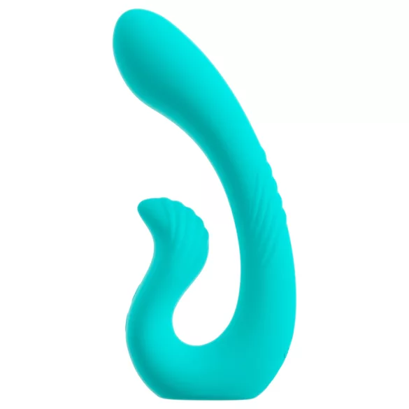 Beau Coeur Naira - vibratore punto G e clitoride - silicone verde