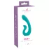 Beau Coeur Naira - vibratore punto G e clitoride - silicone verde
