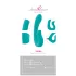 Beau Coeur Naira - vibratore punto G e clitoride - silicone verde
