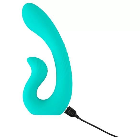Beau Coeur Naira - vibratore punto G e clitoride - silicone verde