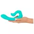 Beau Coeur Naira - vibratore punto G e clitoride - silicone verde