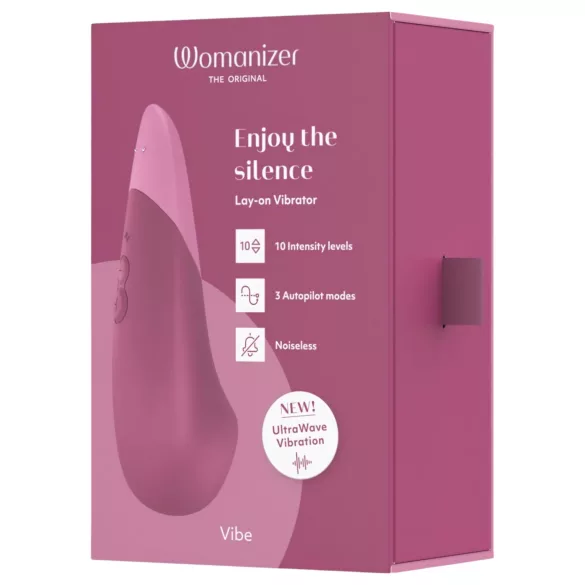 Womanizer Vibe - vibratore clitoride - stimolazione intensa - rosa