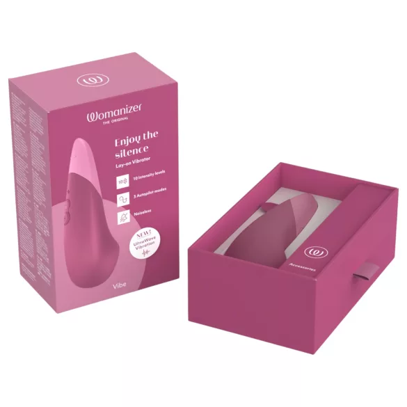 Womanizer Vibe - vibratore clitoride - stimolazione intensa - rosa