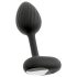 ANOS - set plug anale vibrante - silicone nero