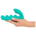 Beau Coeur Sylora - vibratore 2in1 con perle (verde)