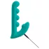 Beau Coeur Sylora - vibratore 2in1 con perle (verde)