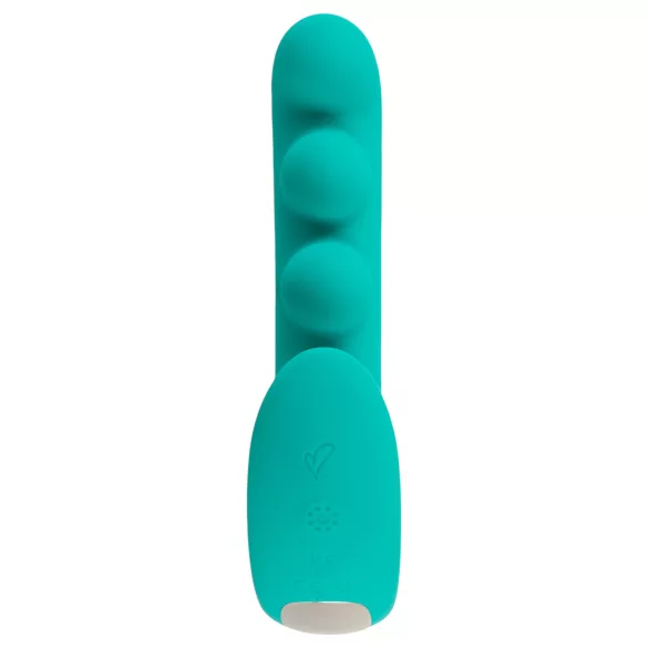 Beau Coeur Sylora - vibratore 2in1 con perle (verde)