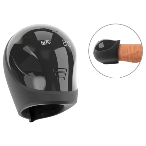 Rebel - vibratore stimolatore glande impermeabile - nero