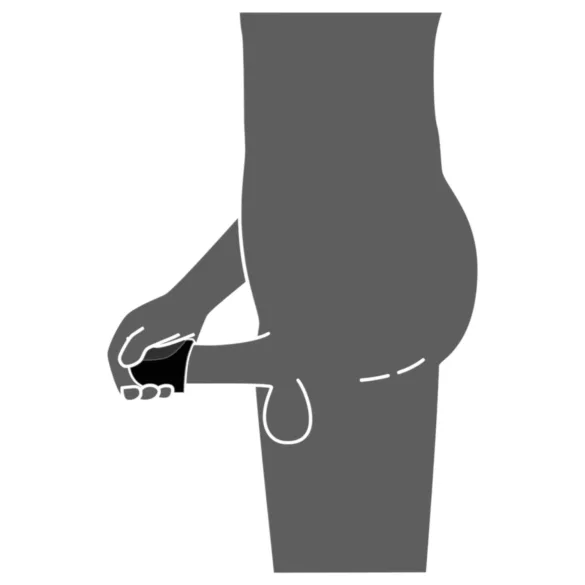 Rebel - vibratore stimolatore glande impermeabile - nero