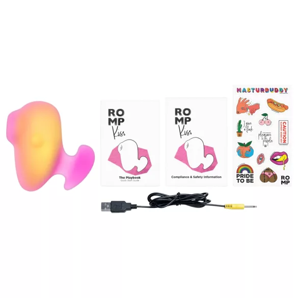 ROMP Kiss - stimolatore clitorideo ad onde d’aria (rosa)