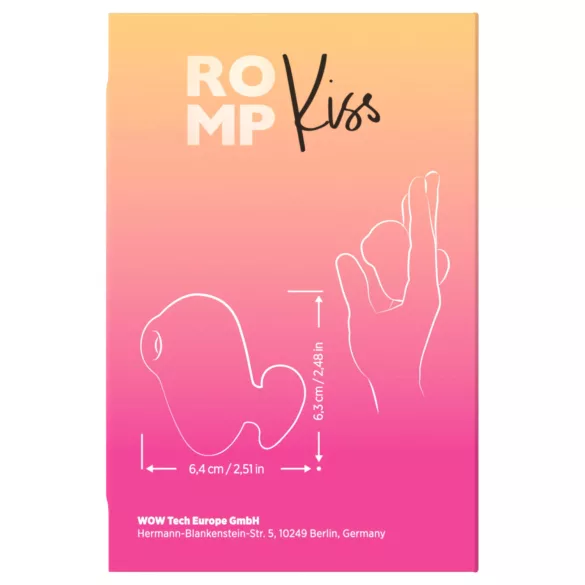 ROMP Kiss - stimolatore clitorideo ad onde d’aria (rosa)