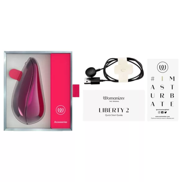 Womanizer Liberty 2 Iggy Azalea - stimolatore clitorideo a onde d’aria - rosa