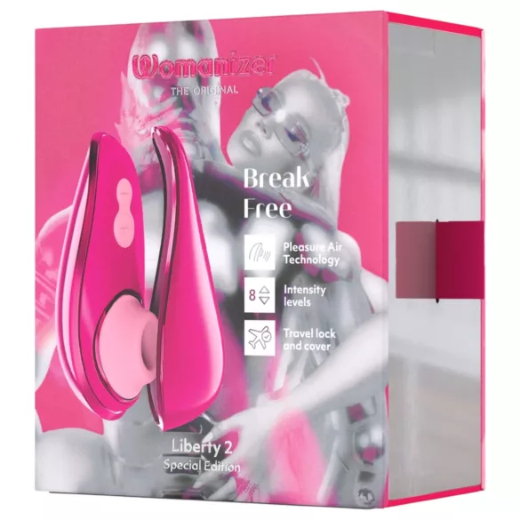 Womanizer Liberty 2 Iggy Azalea - stimolatore clitorideo a onde d’aria - rosa