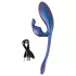Smile - Vibratore punto G e clitoride - silicone blu